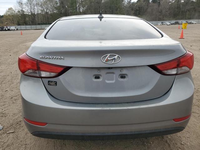 KMHDH4AE4EU173561 - 2014 HYUNDAI ELANTRA SE GRAY photo 6