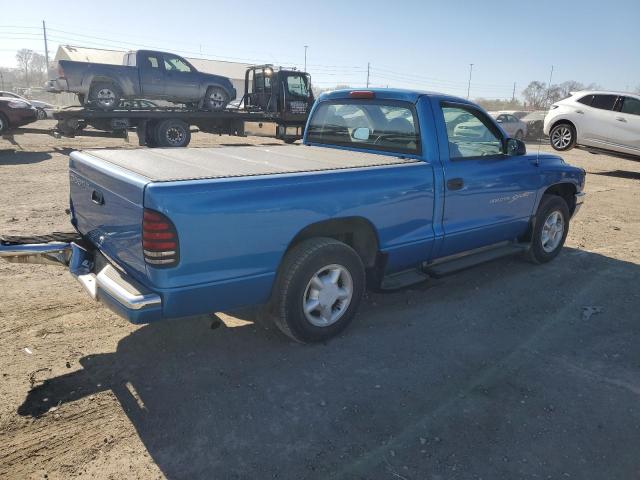 1B7FL26X9XS112800 - 1999 DODGE DAKOTA BLUE photo 3