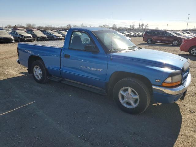 1B7FL26X9XS112800 - 1999 DODGE DAKOTA BLUE photo 4