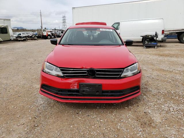 3VW1K7AJ4FM420622 - 2015 VOLKSWAGEN JETTA BASE 红色 照片 5