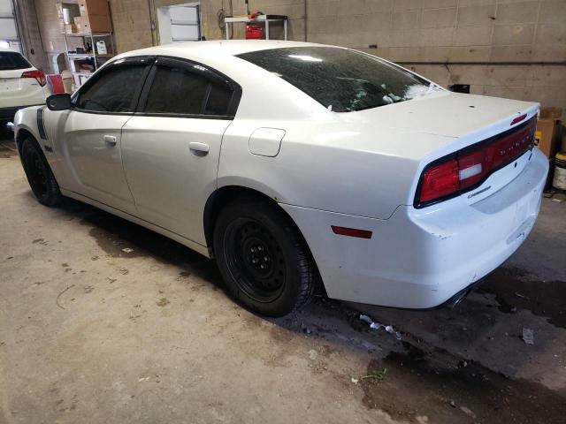 2B3CL1CTXBH583774 - 2011 DODGE CHARGER POLICE WHITE photo 2