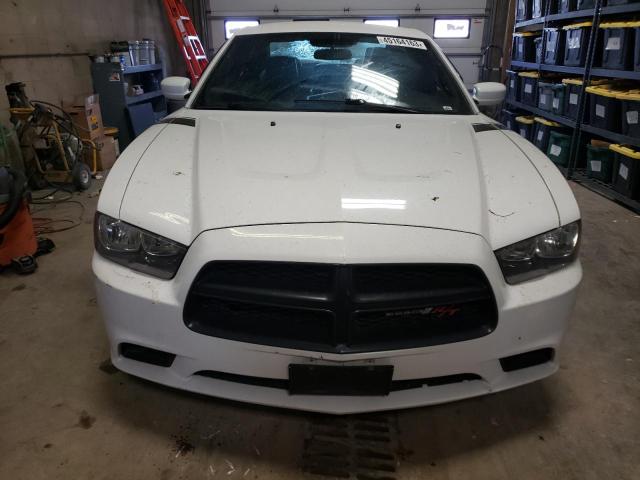 2B3CL1CTXBH583774 - 2011 DODGE CHARGER POLICE WHITE photo 5