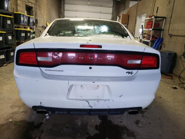 2B3CL1CTXBH583774 - 2011 DODGE CHARGER POLICE WHITE photo 6