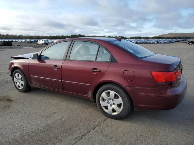 5NPET46C79H529077 - 2009 HYUNDAI SONATA GLS BURGUNDY photo 2