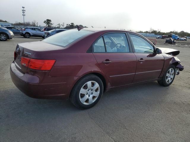 5NPET46C79H529077 - 2009 HYUNDAI SONATA GLS BURGUNDY photo 3