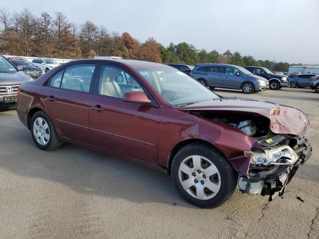 5NPET46C79H529077 - 2009 HYUNDAI SONATA GLS BURGUNDY photo 4