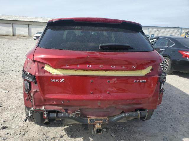 2LMTJ8LP2GBL27297 - 2016 LINCOLN MKX RESERVE RED photo 6