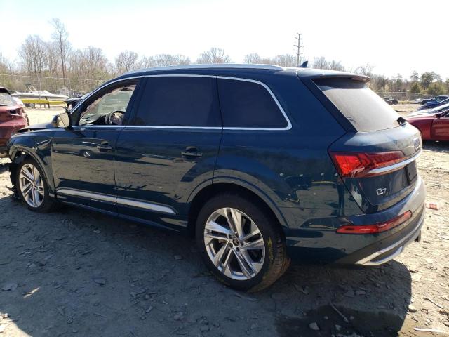 WA1VXBF77MD021227 - 2021 AUDI Q7 PRESTIGE BLUE photo 2