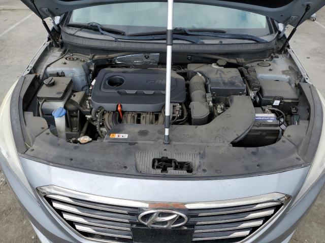 5NPE34AF7FH011211 - 2015 HYUNDAI SONATA SPORT SILVER photo 11