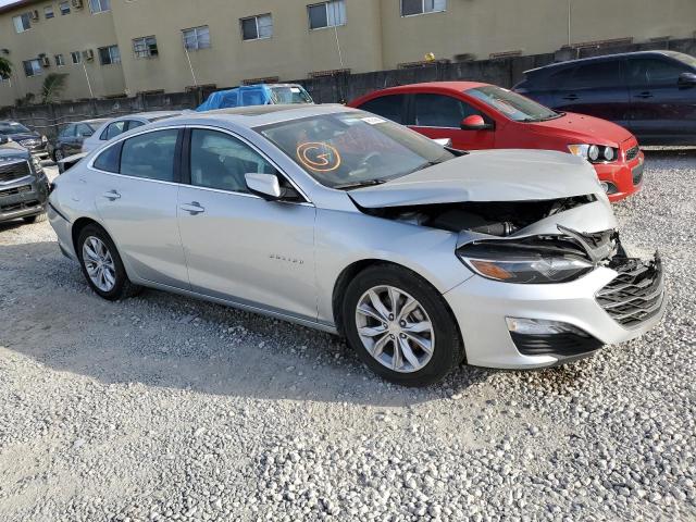 1G1ZD5ST4MF024653 - 2021 CHEVROLET MALIBU LT SILVER photo 4