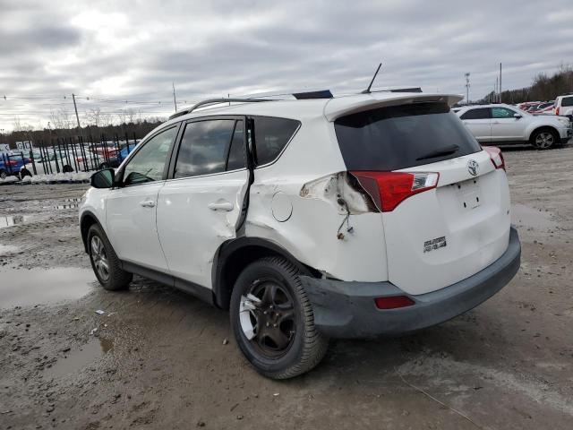 JTMZFREV2D5000377 - 2013 TOYOTA RAV4 LE WHITE photo 2