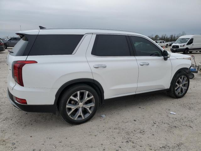 KM8R4DHE2NU437609 - 2022 HYUNDAI PALISADE SEL WHITE photo 3