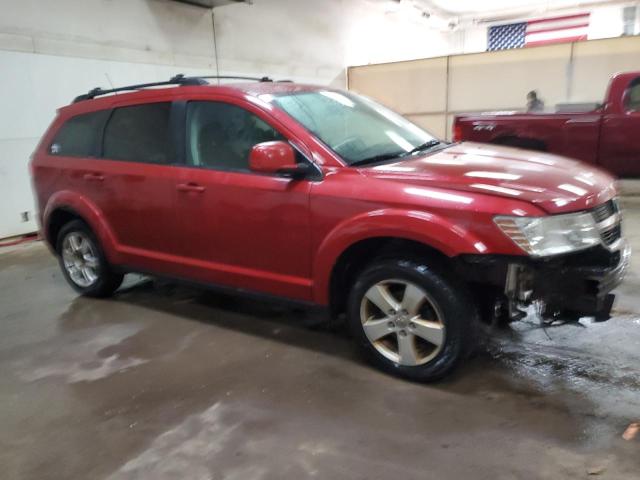 3D4PG5FV8AT105225 - 2010 DODGE JOURNEY SXT RED photo 4