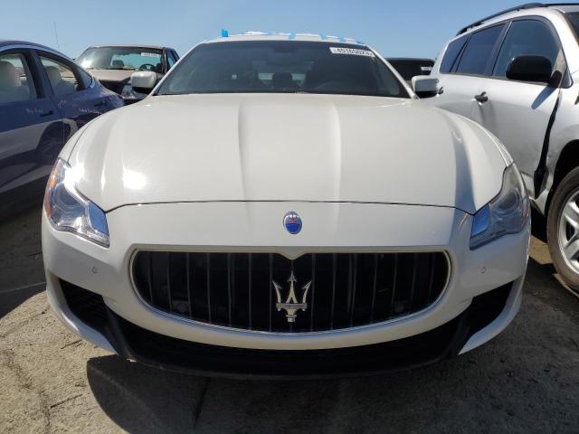 ZAM56RPA8G1184319 - 2016 MASERATI QUATTROPOR S WHITE photo 5