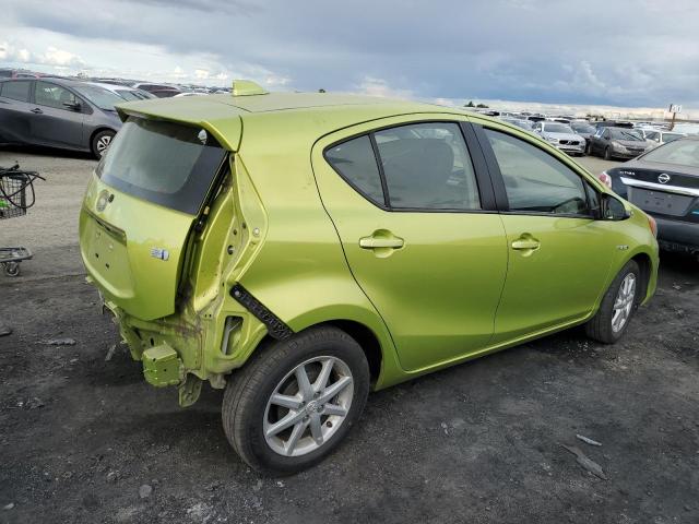 JTDKDTB34G1116957 - 2016 TOYOTA PRIUS C GREEN photo 3