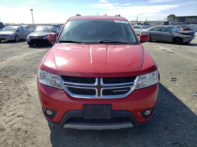 3C4PDCBG2FT612713 - 2015 DODGE JOURNEY SXT RED photo 5