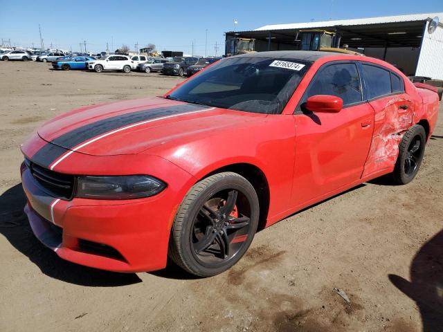 2C3CDXBG0GH350906 - 2016 DODGE CHARGER SE RED photo 1