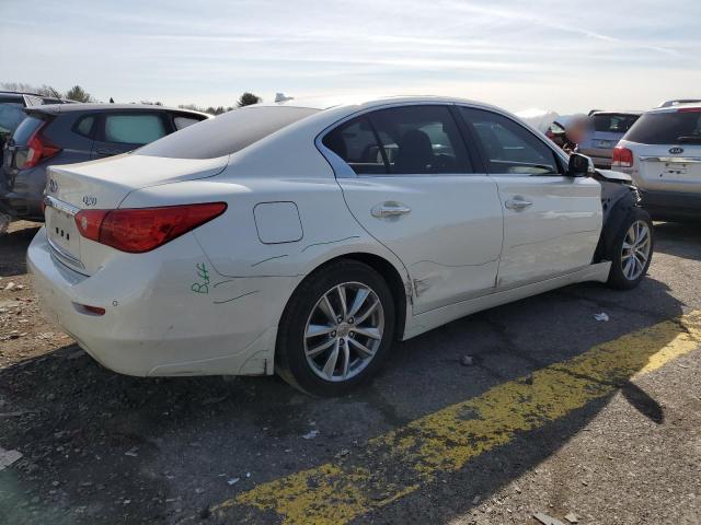 JN1EV7ARXHM840226 - 2017 INFINITI Q50 PREMIUM WHITE photo 3