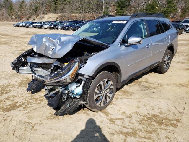 4S4BTAMC8M3180676 - 2021 SUBARU OUTBACK LIMITED SILVER photo 1