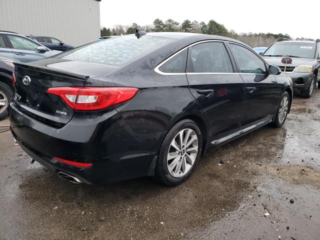 5NPE34AFXFH060404 - 2015 HYUNDAI SONATA SPORT BLACK photo 3