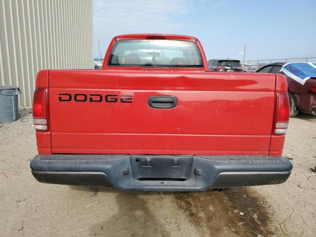 1B7GL12X62S690155 - 2002 DODGE DAKOTA BASE RED photo 6