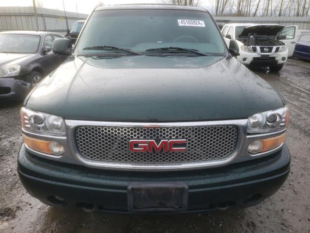 1GKFK66U31J212750 - 2001 GMC DENALI XL K1500 GREEN photo 5