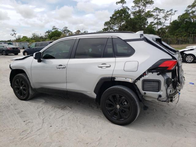 2T3T6RFV7NW034314 - 2022 TOYOTA RAV4 SE SILVER photo 2