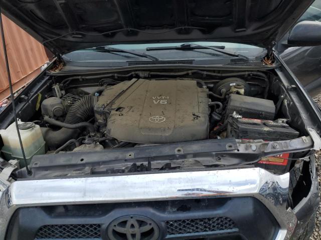 5TFJU4GN8EX060527 - 2014 TOYOTA TACOMA DOUBLE CAB PRERUNNER CHARCOAL photo 11