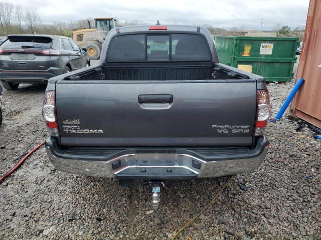5TFJU4GN8EX060527 - 2014 TOYOTA TACOMA DOUBLE CAB PRERUNNER CHARCOAL photo 6