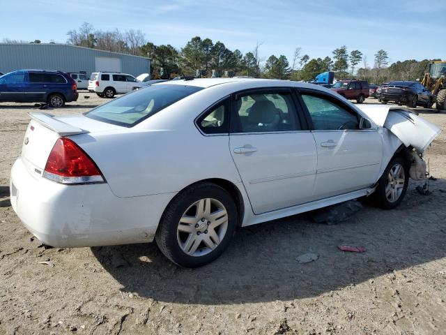 2G1WB5E37D1140537 - 2013 CHEVROLET IMPALA LT WHITE photo 3