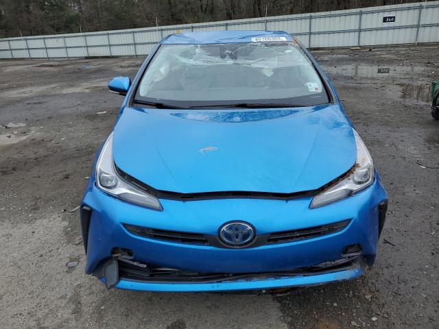 JTDKARFU4L3111304 - 2020 TOYOTA PRIUS L BLUE photo 5