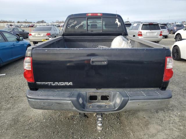 5TBRU34125S447622 - 2005 TOYOTA TUNDRA ACCESS CAB SR5 BLACK photo 6