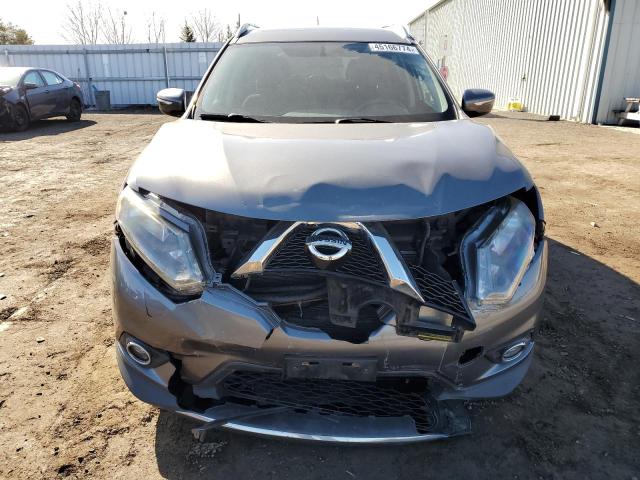 5N1AT2MT8FC906637 - 2015 NISSAN ROGUE S GRAY photo 5