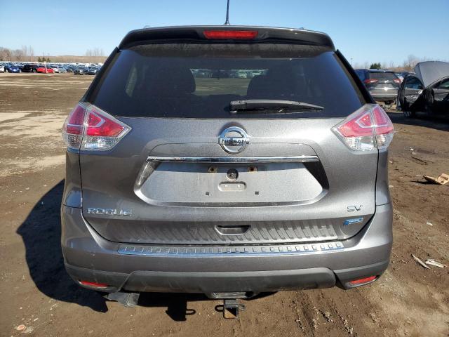 5N1AT2MT8FC906637 - 2015 NISSAN ROGUE S GRAY photo 6