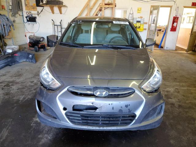 KMHCT4AE0GU013710 - 2016 HYUNDAI ACCENT SE GRAY photo 5