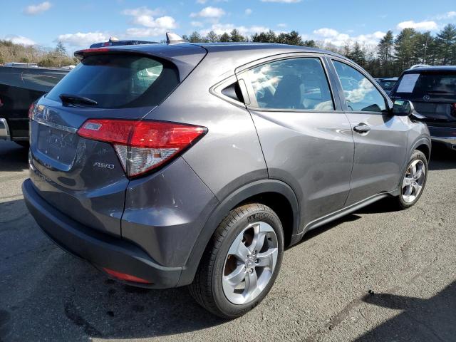 3CZRU6H37KG728176 - 2019 HONDA HR-V LX GRAY photo 3