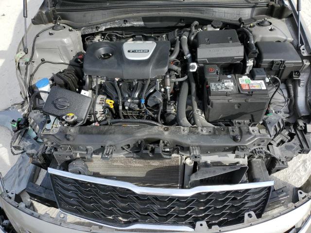 5XXGU4L17KG311621 - 2019 KIA OPTIMA EX GRAY photo 11