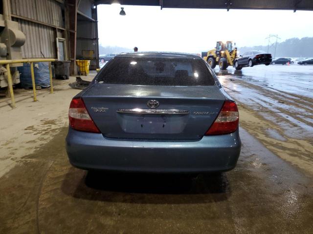 4T1BE32K84U805006 - 2004 TOYOTA CAMRY LE BLUE photo 6