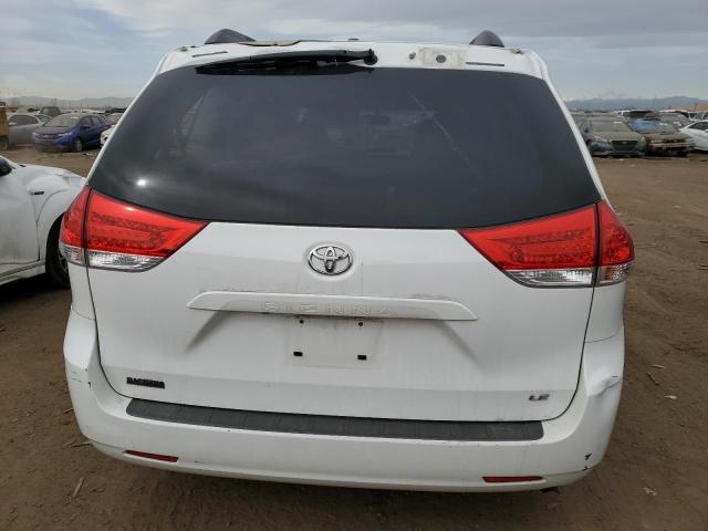 5TDKK3DCXBS026999 - 2011 TOYOTA SIENNA LE WHITE photo 6