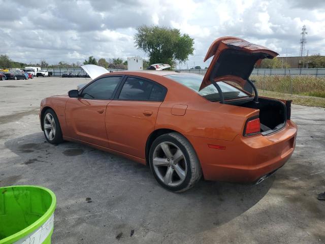 2B3CL5CTXBH536347 - 2011 DODGE CHARGER R/T ORANGE photo 2