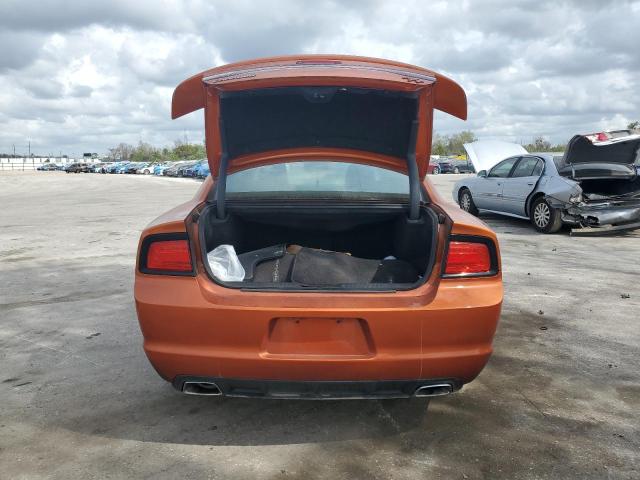 2B3CL5CTXBH536347 - 2011 DODGE CHARGER R/T ORANGE photo 6