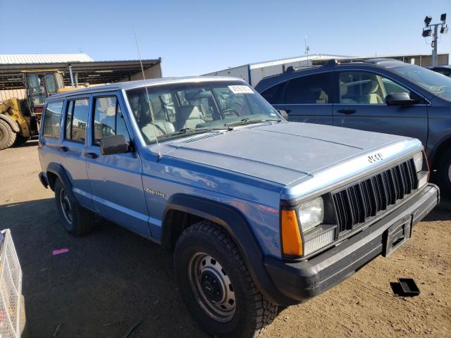 1J4FJ28L8LL125844 - 1990 JEEP CHEROKEE BLUE photo 4