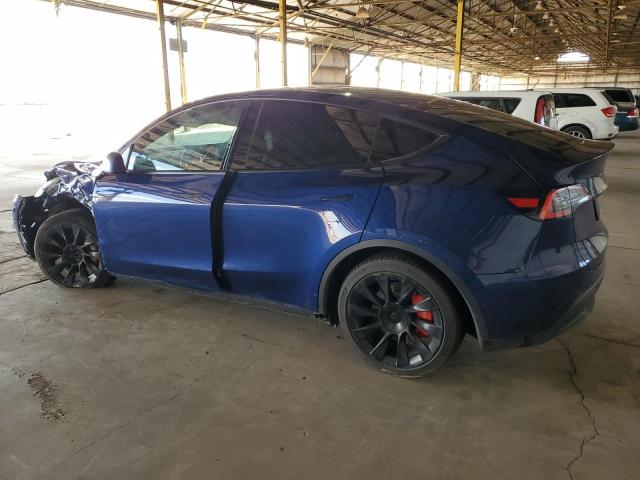 5YJYGDEE1MF066932 - 2021 TESLA MODEL Y BLUE photo 2