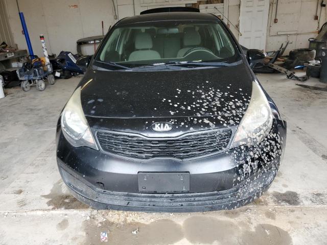 KNADM4A30E6369898 - 2014 KIA RIO LX BLACK photo 5