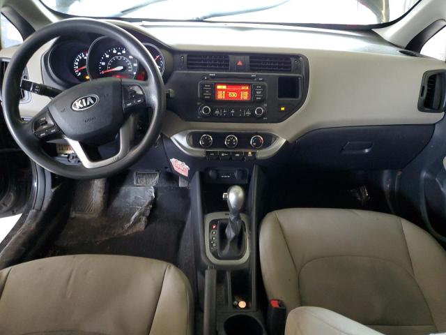 KNADM4A30E6369898 - 2014 KIA RIO LX BLACK photo 8
