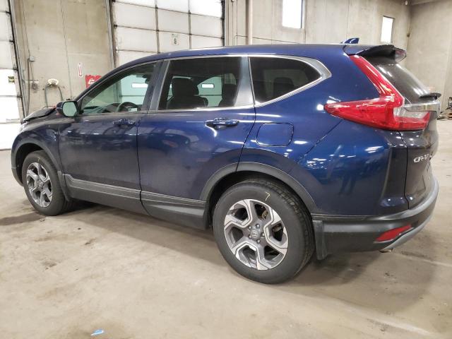 7FARW2H56JE087329 - 2018 HONDA CR-V EX BLUE photo 2