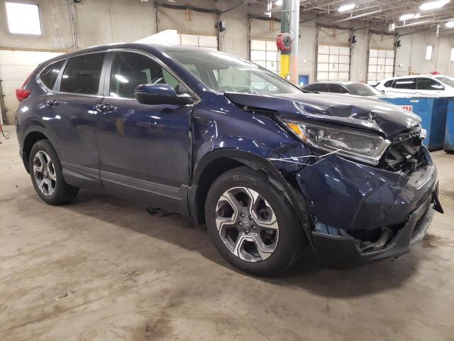 7FARW2H56JE087329 - 2018 HONDA CR-V EX BLUE photo 4