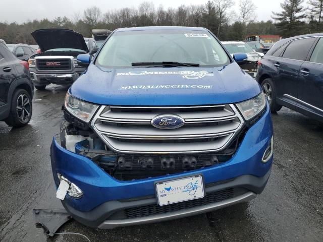 2FMPK4J87JBC24205 - 2018 FORD EDGE SEL BLUE photo 5