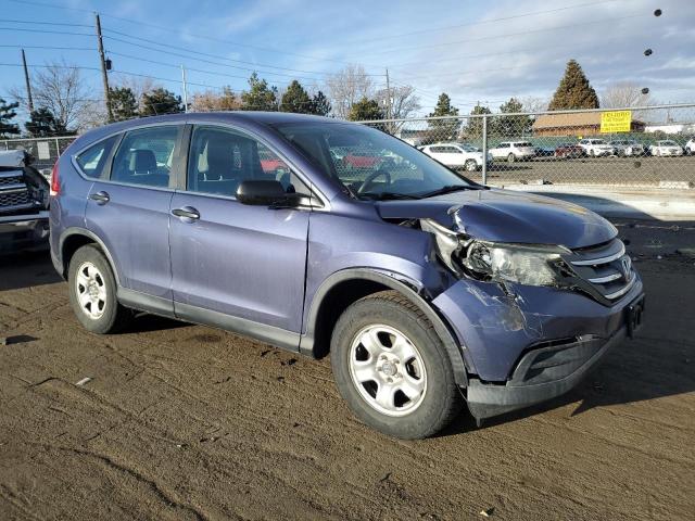 3CZRM3H32DG711853 - 2013 HONDA CR-V LX BLUE photo 4