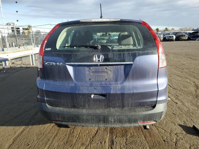 3CZRM3H32DG711853 - 2013 HONDA CR-V LX BLUE photo 6